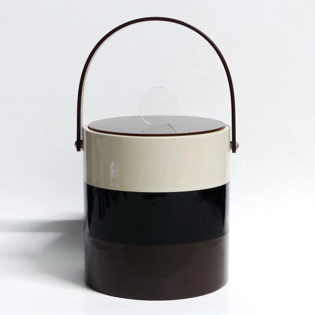 1960s Mid Century Modern Morgan Designs Bucket Brigade Ice Bucket For Sale - Image 5 of 8