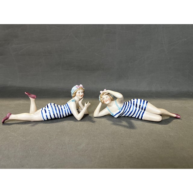 Vintage Art Nouveau Figurines, 1920, Set of 2 For Sale - Image 13 of 13