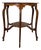 Antique English Oak Pie Crust Occasional Table For Sale