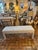 1980s Mid-Century Modern Parsons Bench in Abstract Champagne Upholstery For Sale - Image 5 of 15