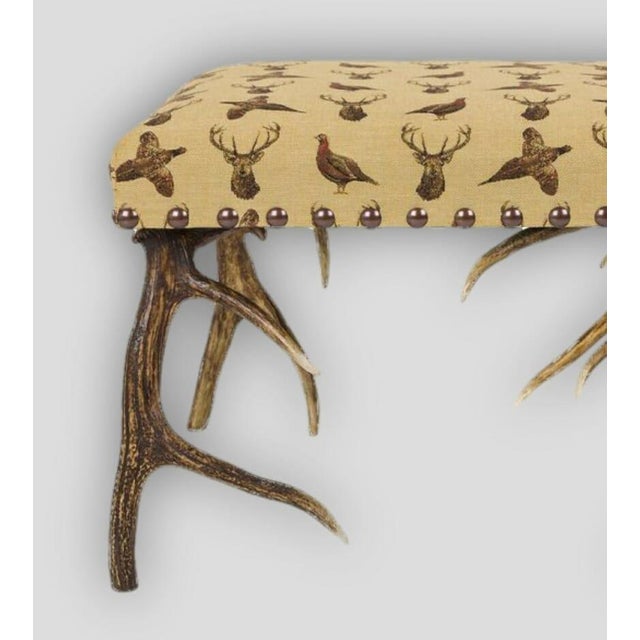 Exquisite and distinctive, this antler stool is carefully handcrafted by skilled artisans in the United Kingdom, using...