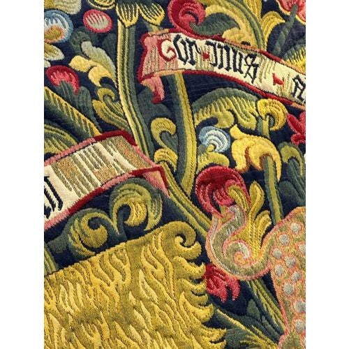 French Jacquard Tapestry with Medieval Motif in the style of Aubusson, 1970s For Sale - Image 6 of 18