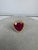 11.57 CTW Diamond & Heart-Shaped Ruby Halo Ring 18k Yellow Gold, Size 6 For Sale In Washington DC - Image 6 of 8