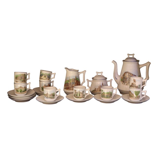 Coffee Set by Richard Ginori, 1911, Set of 12 For Sale
