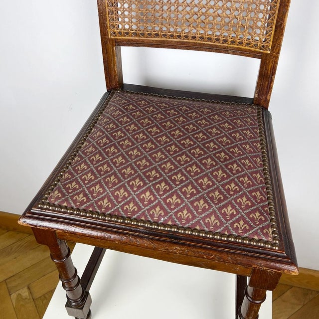Antique Henry II Oak Chair Side Chair For Sale - Image 4 of 12