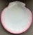 Pink Antique 19th Century Wedgwood Pink Nautilus Pearlware Scallop Shell Dessert Dish or Plate For Sale - Image 8 of 9