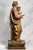 Large Antique 19th Century Mary Jesus Statue Carved Polychrome Wood Religious Sculpture For Sale - Image 14 of 18