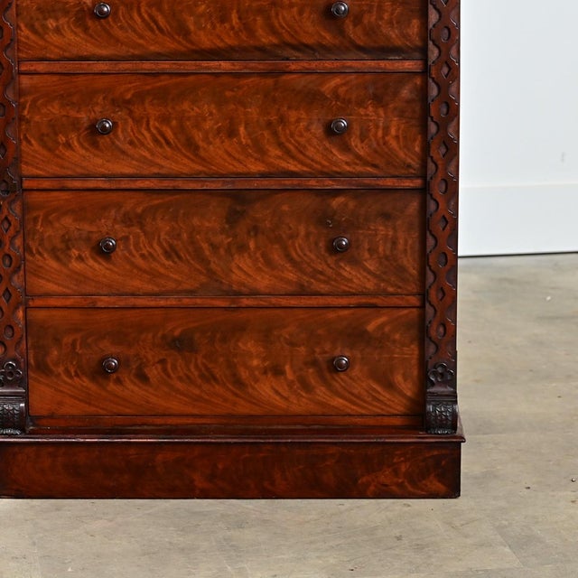English 19th Century Mahogany Fold-down Desk For Sale - Image 15 of 17