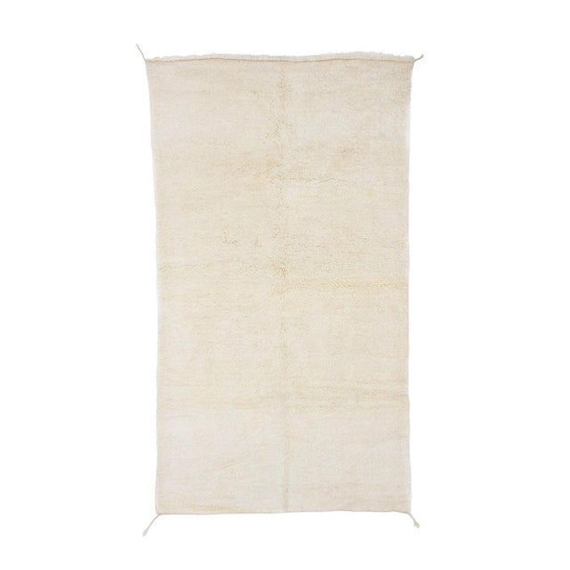 Ivory Hand-Knotted Wool Rug by Azele Studio For Sale - Image 8 of 8