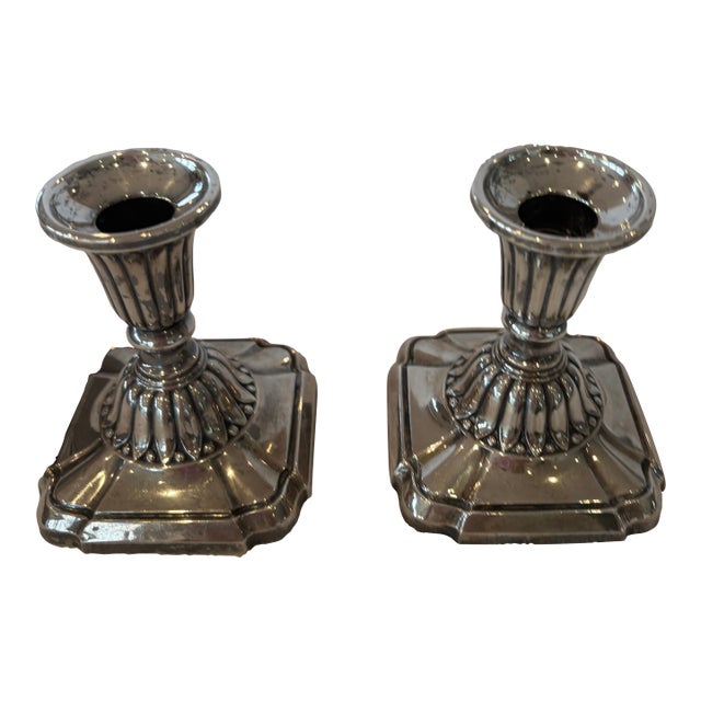 Sterling Silver Candlesticks For Sale