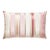 The House of Scalamandré Charlotte Stripe Lumbar Pillow, Blush For Sale