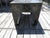Industrial Steel Water Tank Coffee Patio Table 1900s Steam Punk