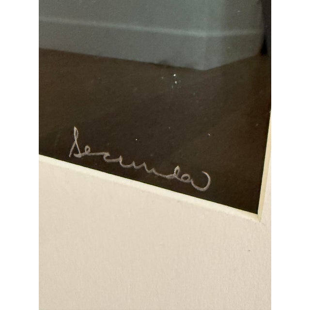 American 1970s Arthur Secunda "Sunset" Limited Edition Framed Serigraph For Sale - Image 3 of 4