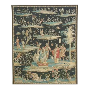Vintage Tapestry Depicting Royalty