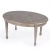 Gray Clayton Oval Wood Coffee Table, Natural Wood For Sale - Image 8 of 8