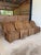 Coffee Set of 8 Organic Modern Rustic Coastal Braided Rattan Dining Chairs For Sale - Image 8 of 12