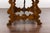 Italian Walnut 19th Century Baroque Style Fratino Console Table with Lyre Base For Sale - Image 4 of 12
