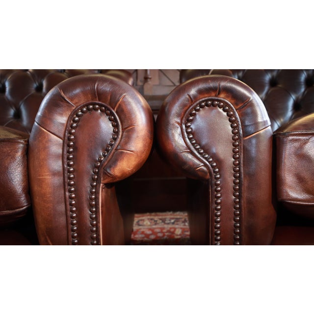 Bulgari Club Chairs in Leather from George Smith, 2010s, Set of 2 For Sale - Image 18 of 18