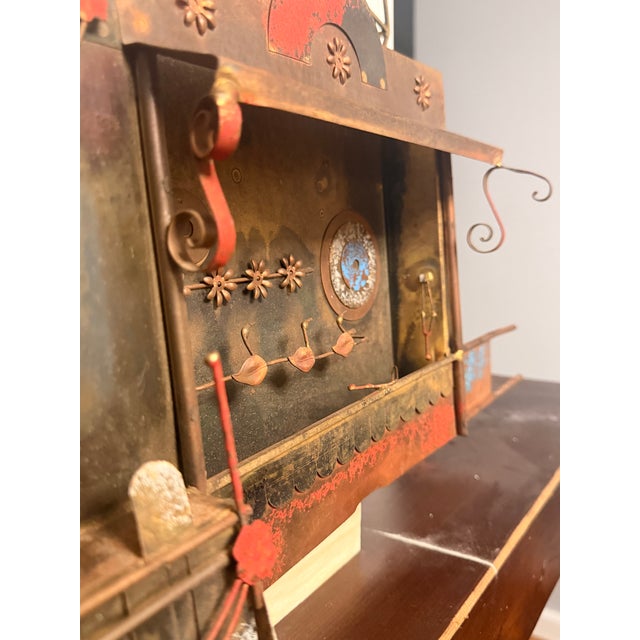 Vintage 1970s C. Jeré (Curtis Jeré) Large-Scale Carnival Wall Sculpture, Signed “C. Jeré For Sale - Image 14 of 16