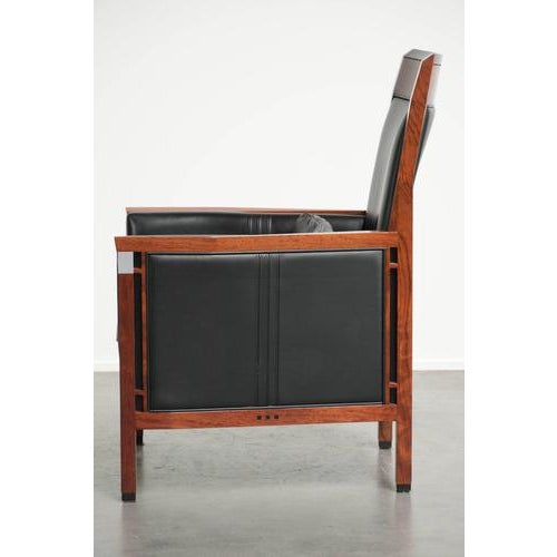 2000 - 2009 Art Deco Cowhide Leather Decoforma Series Armchair by Schuitema For Sale - Image 5 of 13
