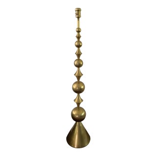 Jonathan Adler Harlequin Brass Floor Lamp For Sale