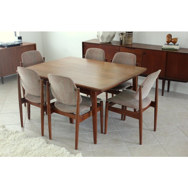 Mid Century Danish Teak Dining Table Designed By Svend Madsen
