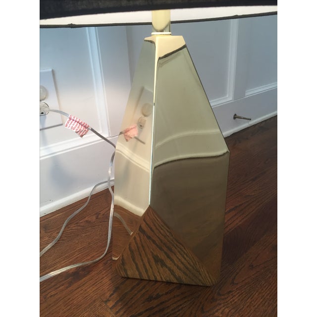 Gold Faceted Table Lamp by Nate Berkus for Target | Chairish