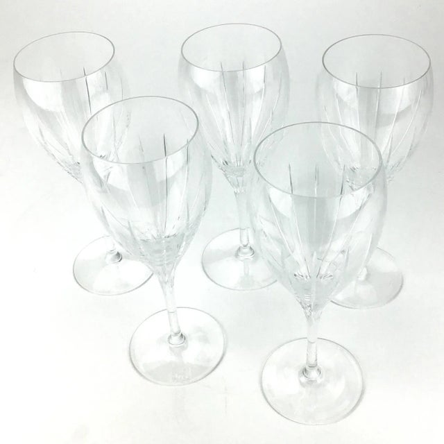 Christofle Vintage French Christofle Iriana Wine Glasses Set of 5 For Sale - Image 4 of 12