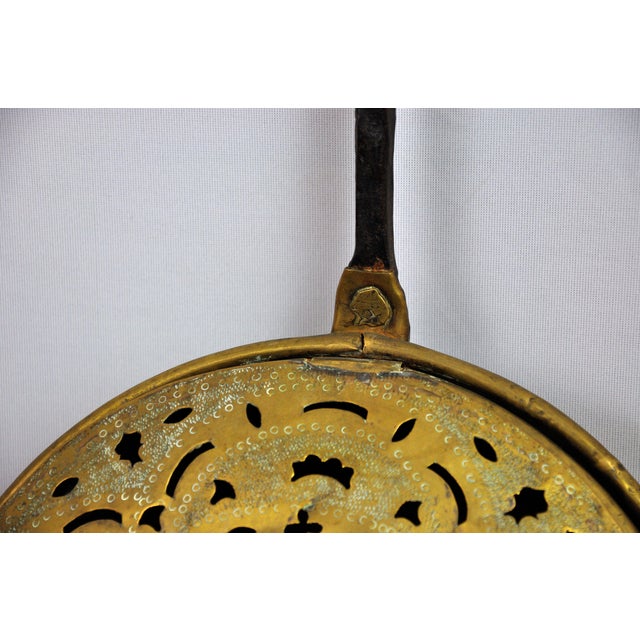 Antique French Copper Bed Warmer Long Wood Handle Warming Pan Chairish