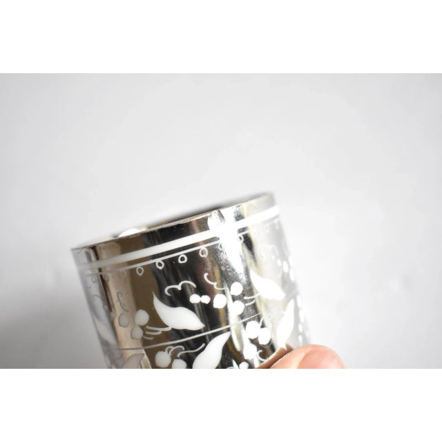 Metal Georgian Silver Luster Coffee Cups & Saucers - Service for 6 For Sale - Image 7 of 12