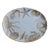222 Fifth Gold Coastal Life Sea Creature Pattern Oval Platter For Sale