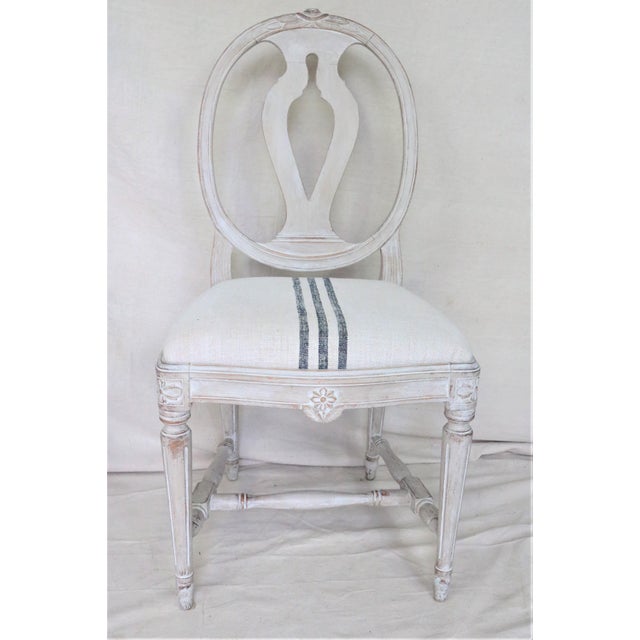 Mid 19th Century Swedish Gustavian Dining Chairs, Set of 6 For Sale - Image 4 of 13