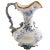 Large Vintage Baroque Style Italian Porcelain Pitcher, 1930s For Sale