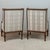 Pair 19th Century French Louis XVI Walnut Bergères ~ Armchairs For Sale - Image 17 of 17