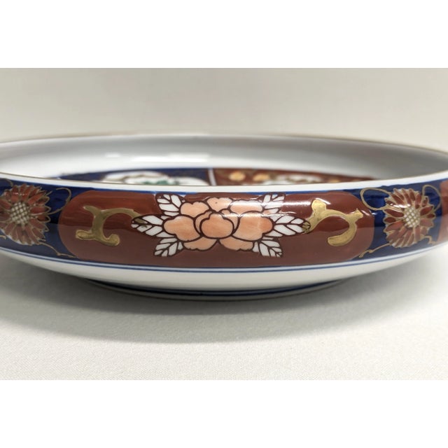Red Large Japanese Imari Bowl - By Otagiri For Sale - Image 8 of 11