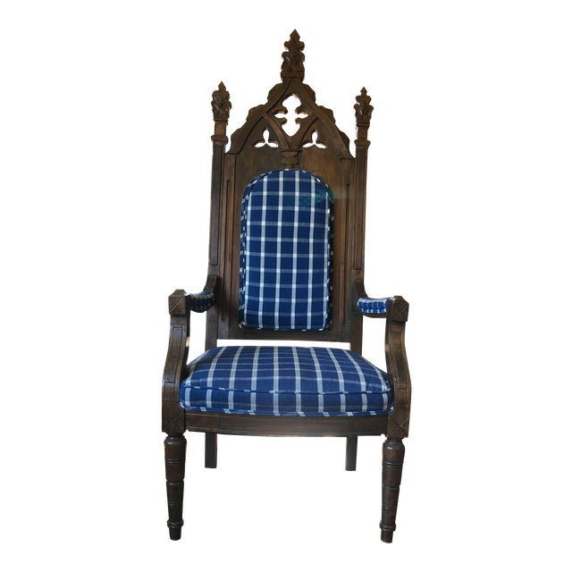 Antique English Gothic Revival Throne Chair Chairish $30,000 + shipping and handling can get you the iron throne from hbo's game of thrones. antique english gothic revival throne chair