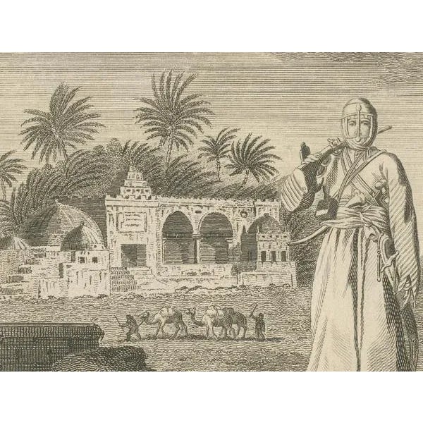 George Alexander Cooke, Military and Ceremonial Mamluk Attire in Egypt, 1801, Paper For Sale - Image 5 of 7