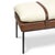 Not Yet Made - Made To Order Regina Andrew Aspen Leather & Boucle Faux Wool Bench, White For Sale - Image 5 of 7