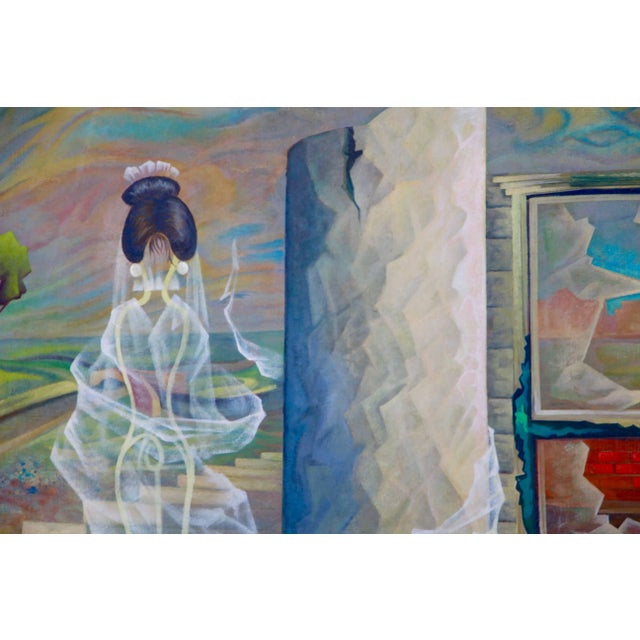 "The Spirit of the House" Painting by Cees Brokke For Sale In Palm Springs - Image 6 of 10