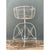 Vintage Distressed White Wire Plant Stand For Sale In West Palm - Image 6 of 12