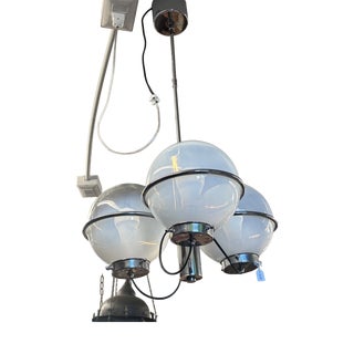 Sarfatti Style Chandelier in the style of Gino Sarfatti for Arteluce, 1970s For Sale