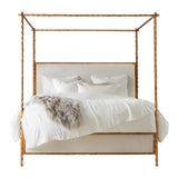 Image of Modern History Organic Bed - Gold Leaf - King For Sale