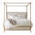 Modern History Organic Bed - Gold Leaf - King For Sale
