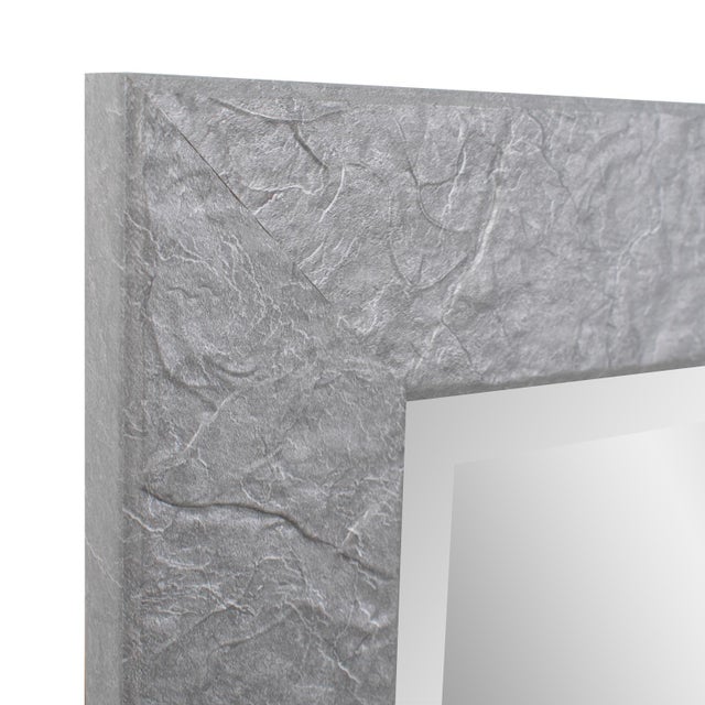 Kenneth Ludwig Chicago Stucco Vanity Mirror - Gray For Sale - Image 4 of 11
