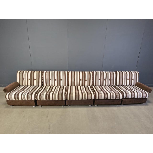 Modular Seventies Sofa Set with 5 Elements, Germany, 1970, Set of 5 For Sale - Image 9 of 10