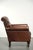 Chesterfield Armchair in Brown Cow Leather For Sale - Image 12 of 13