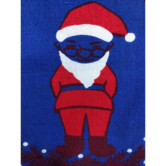 1960s Vintage May Buhler Swedish Christmas Tablecloth Runner