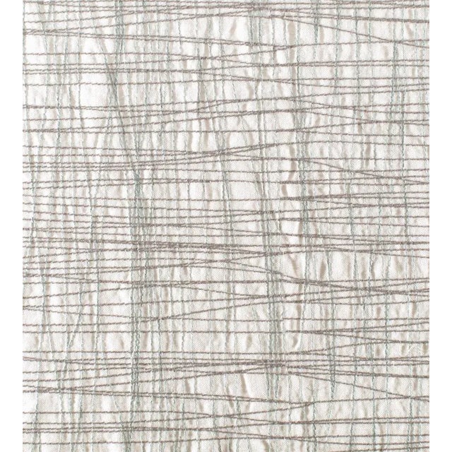 Sample - The House of Scalamandré Guiford Fabric, Seaglass For Sale