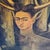 Mid-Century Turista Mexican Folk Art: Frida Kahlo "Wounded Deer" (1946) Lithograph on Canvas - Rustic Pine Frame For Sale - Image 4 of 12