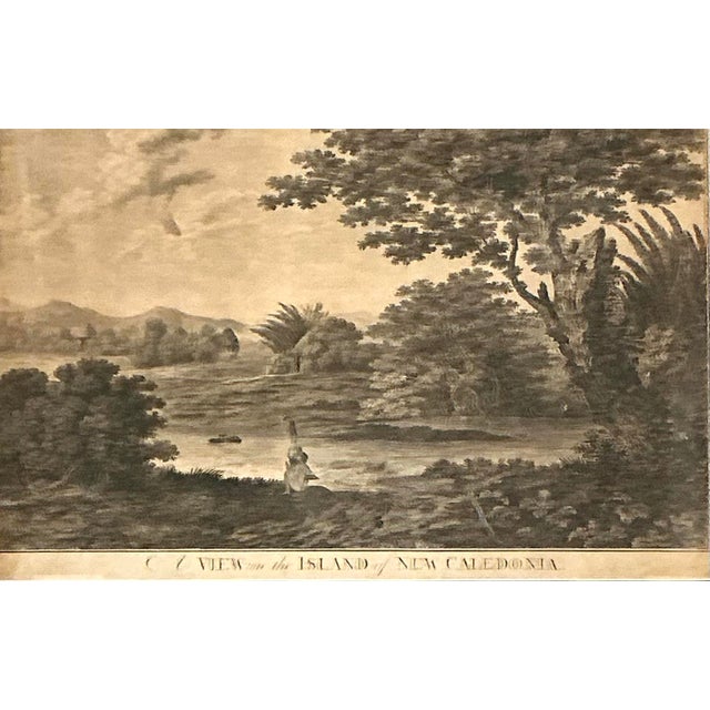 Vintage Framed New Caledonia Island Print For Sale - Image 9 of 12